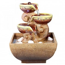 Rockery Relaxation Fountain Waterfall Desktop Water Sound Indoor Table 110v/220v   222828096121